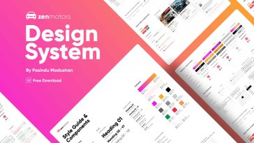 Free Design System Kit Adobe XD Scaled