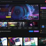 Free Interactive Video Player XD Template