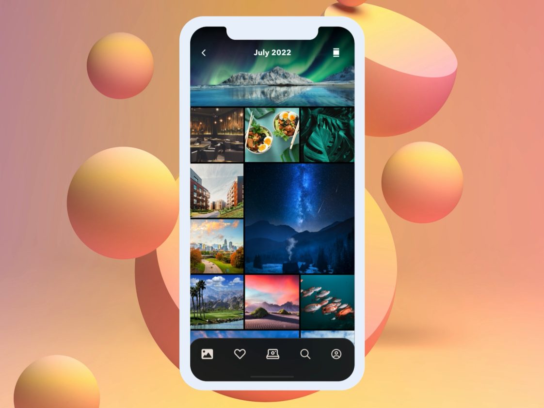Free Mobile Camera Experience XD Animated Concept Templates Xd File