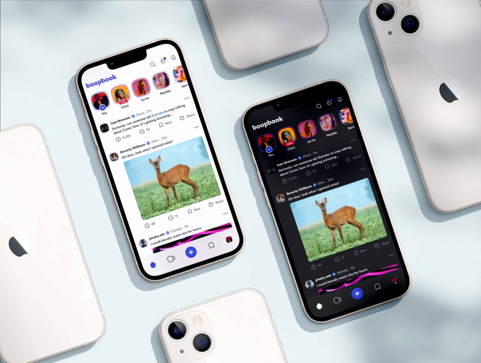 Social Media Feed Mockup And Templates