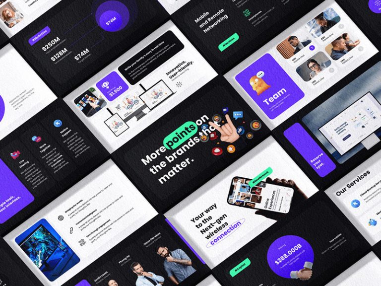 adobe xd presentation template free