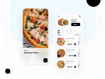Pizza Ordering App Xd Template File