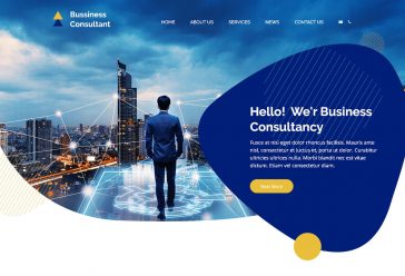 Business Consultant Website Template