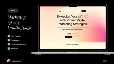 Free Digital Marketing Agency Landing Page