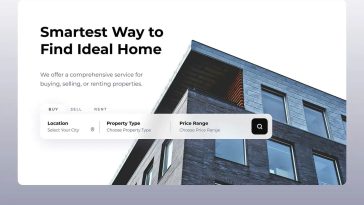 Real Estate Property Search Website (FLUR) Figma Template