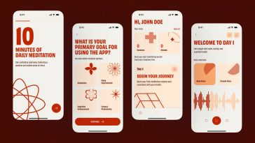 Mental Wellness App UI Figma Template