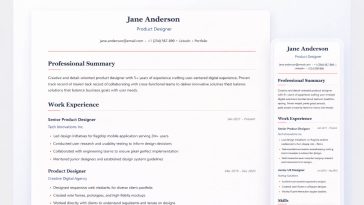Free Responsive HTML Resume Template for Designers and Developers