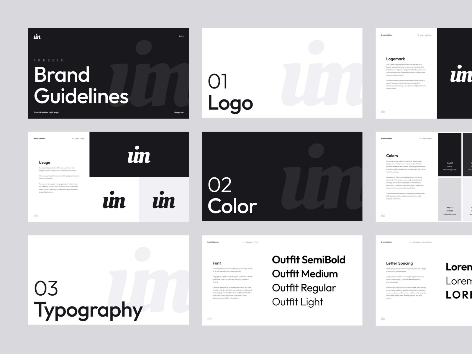 Figma Logo Brand Guidelines Presentation Template Free Download